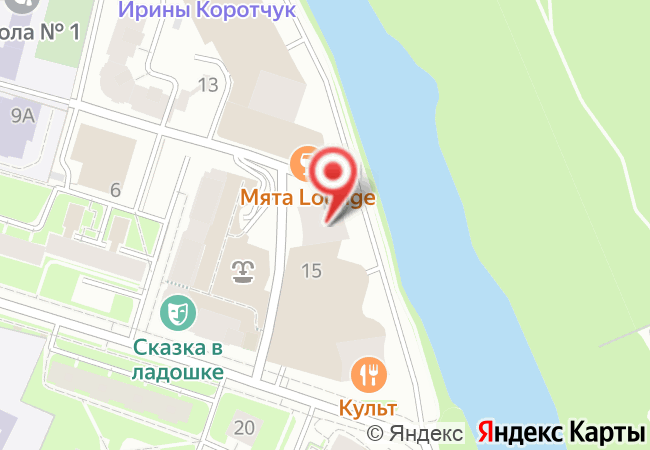 Карта: Пушкино, ул. Тургенева, 15А